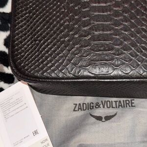 Zadig & Voltaire Textured Black Crossbody Bag